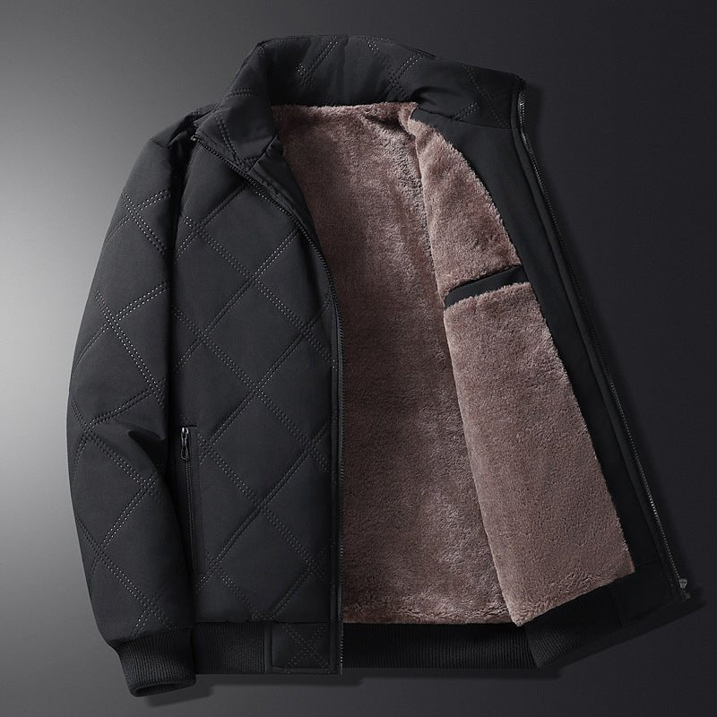 Blouson bomber matelassé pour homme avec col montant 3