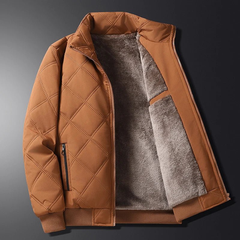 Blouson bomber matelassé pour homme avec col montant 4