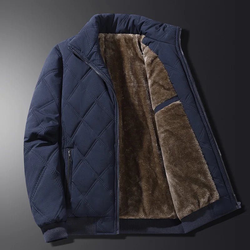 Blouson bomber matelassé pour homme avec col montant 5