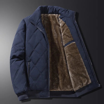 Blouson bomber matelassé pour homme avec col montant 5