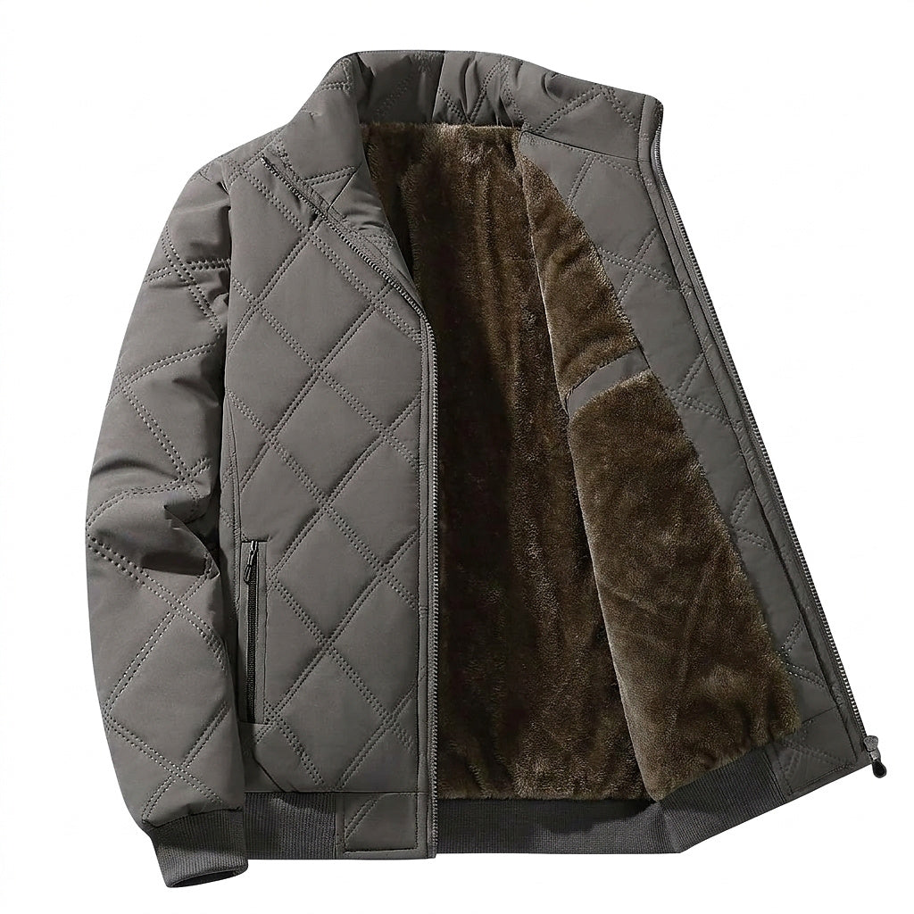 Blouson bomber matelassé pour homme avec col montant 6