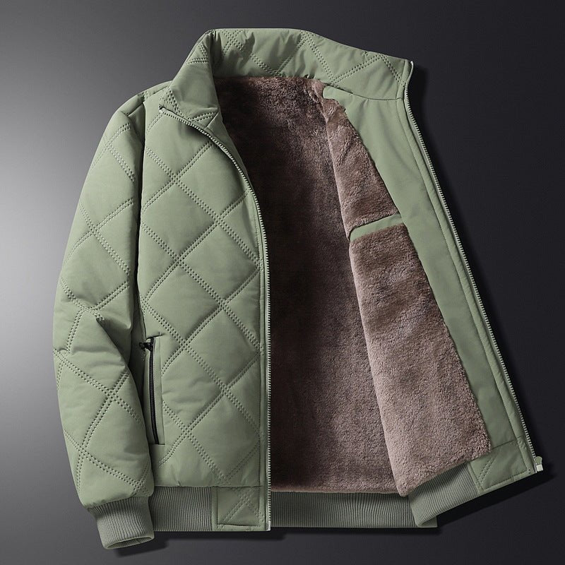 Blouson bomber matelassé pour homme avec col montant 7