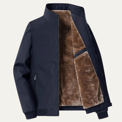 Bomber homme à col montant doublé en polaire 4