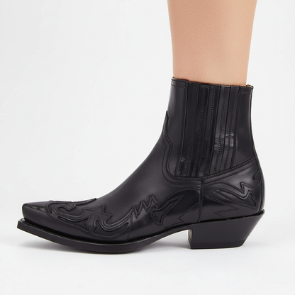 Bottes de cowboy pour femmes avec surpiqûres décoratives 3