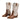 Bottes de cowboy western bicolores pour femmes 5