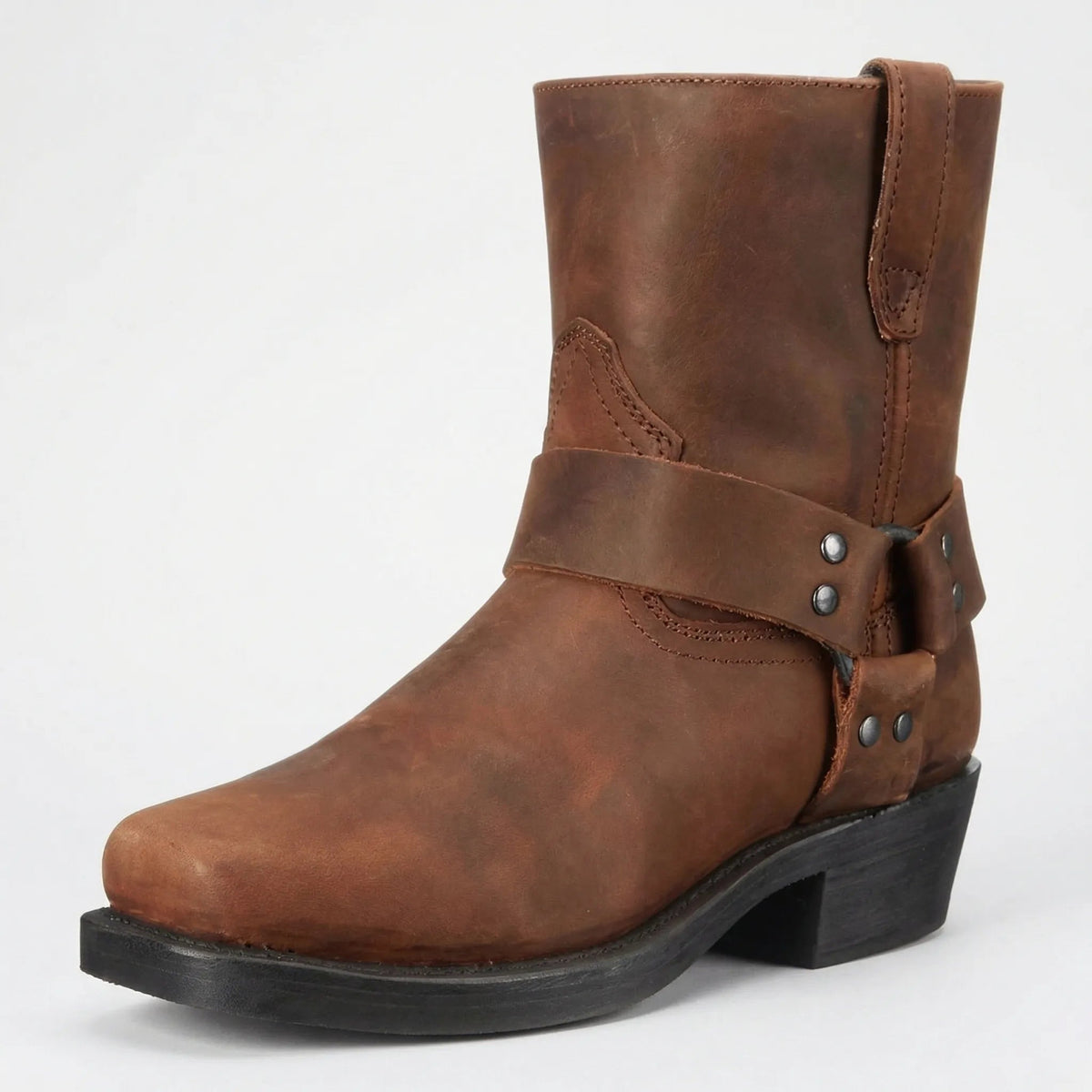 Bottes de style cowboy pour homme avec harnais 2