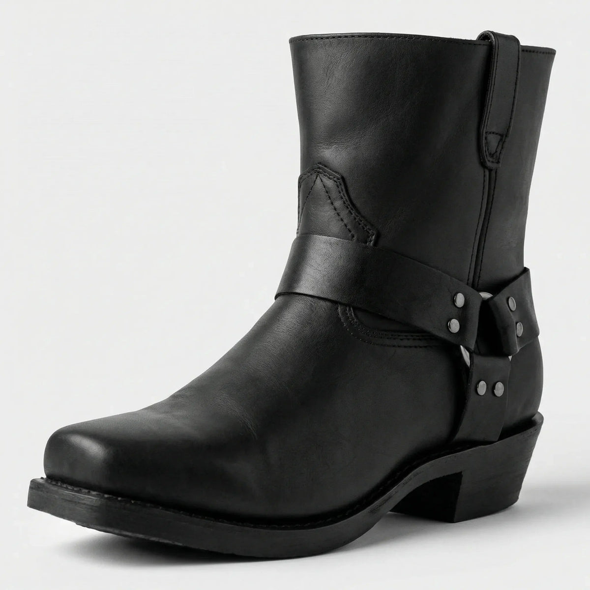 Bottes de style cowboy pour homme avec harnais 5
