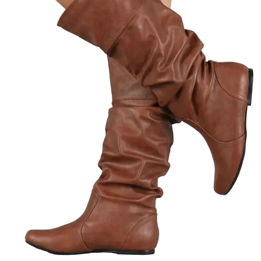 Bottes Cowboy Femme Mi-mollet Style Western-Gigié