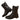 Bottes mi-mollet à lacets pour femme avec fermetures éclair latérales et boucle 2