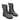 Bottes mi-mollet à lacets pour femme avec fermetures éclair latérales et boucle 8
