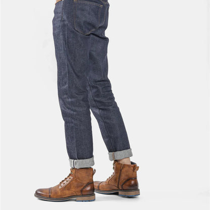 Bottines à lacets pour homme avec fermeture éclair latérale 8
