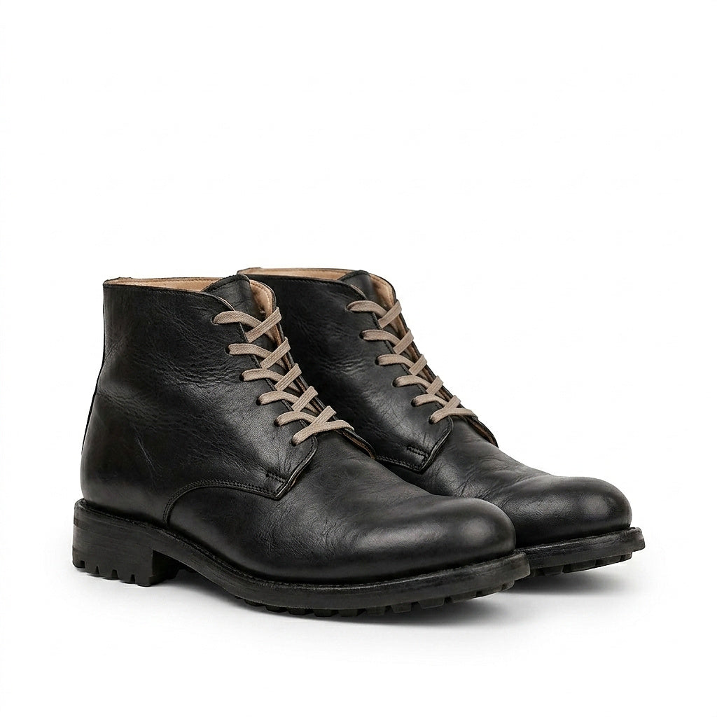 Bottines à lacets pour homme avec semelles crantées 3