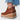Bottines compensées en suédine pour femme 8