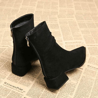 Bottines femme à bout pointu et tige souple 6