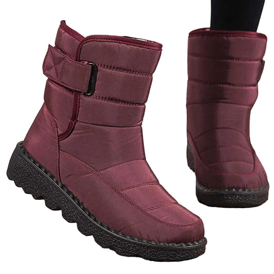 Bottes Hiver Femme Matelassées Avec Bride-Gigié