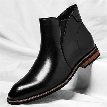 Bottines pour homme avec panneaux latéraux élastiques 2