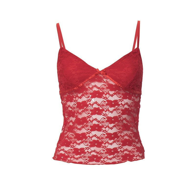 Caraco en dentelle pour femme 7