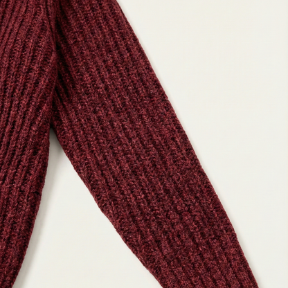 Cardigan homme en maille épaisse avec col châle 14