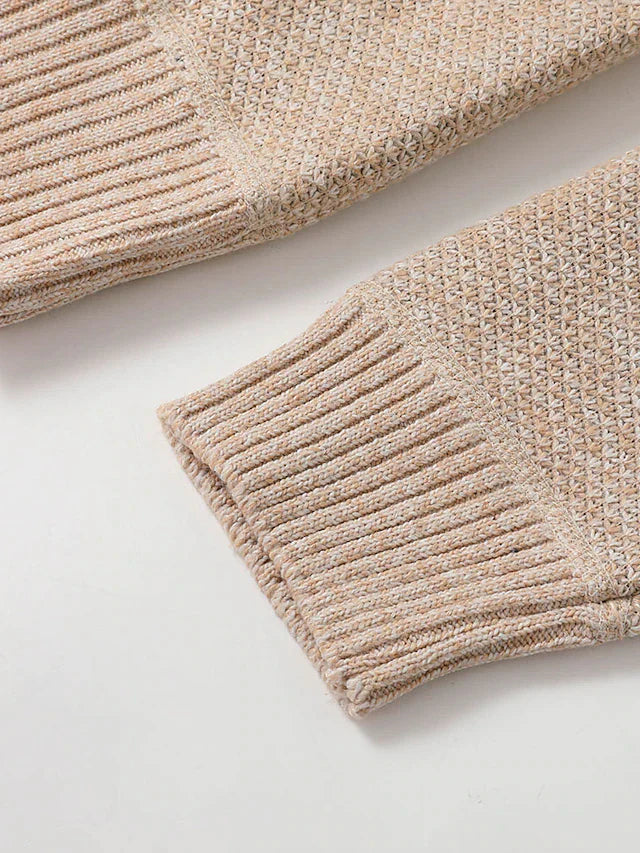 Cardigan zippé en maille côtelée pour homme 10