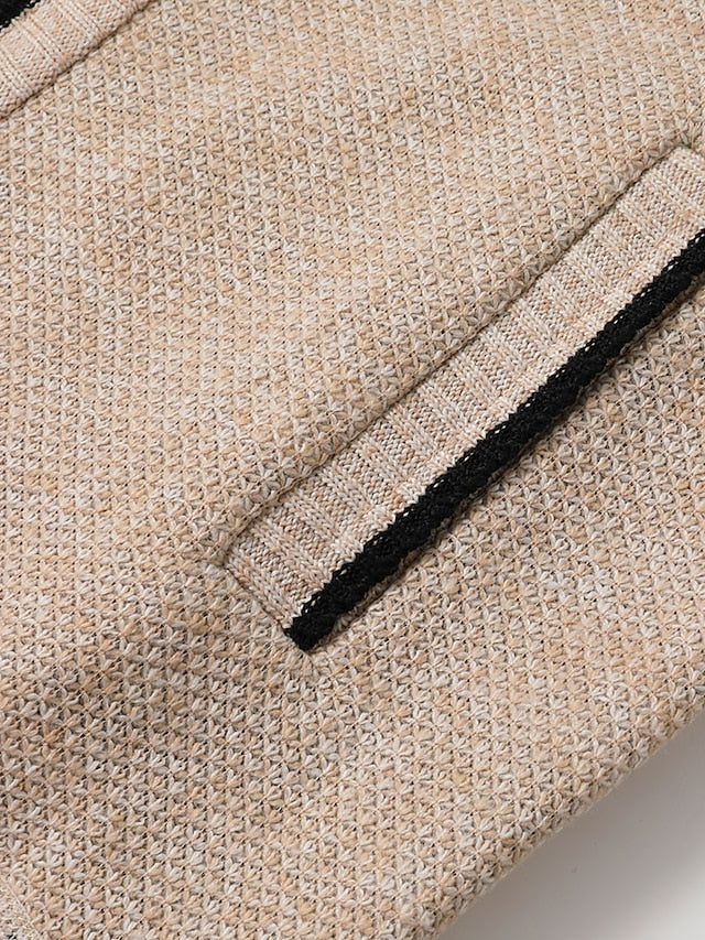 Cardigan zippé en maille côtelée pour homme 8