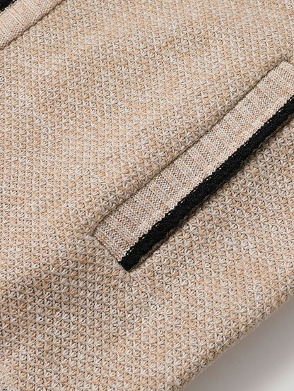 Cardigan zippé en maille côtelée pour homme 8
