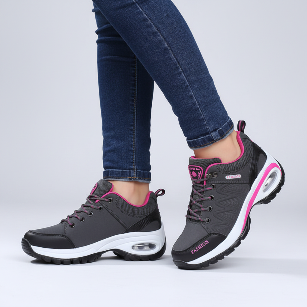 Chaussures de randonnée pour femmes avec laçage et semelle profilée 2