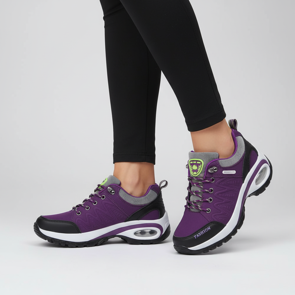 Chaussures de randonnée pour femmes avec laçage et semelle profilée 6