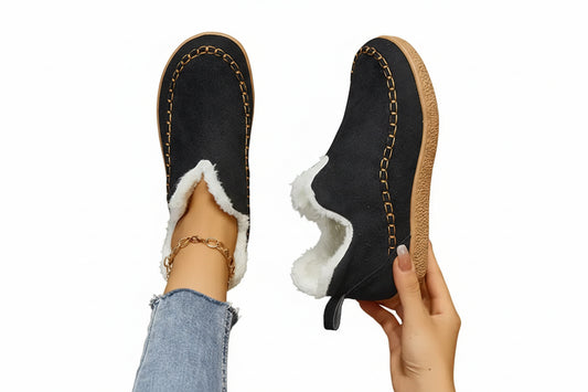 Chaussons Bottines Hiver Femme Doublure Chaude-Gigié