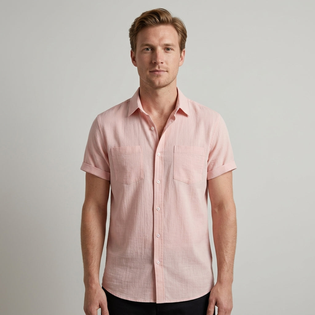 Chemise à manches courtes pour homme 4
