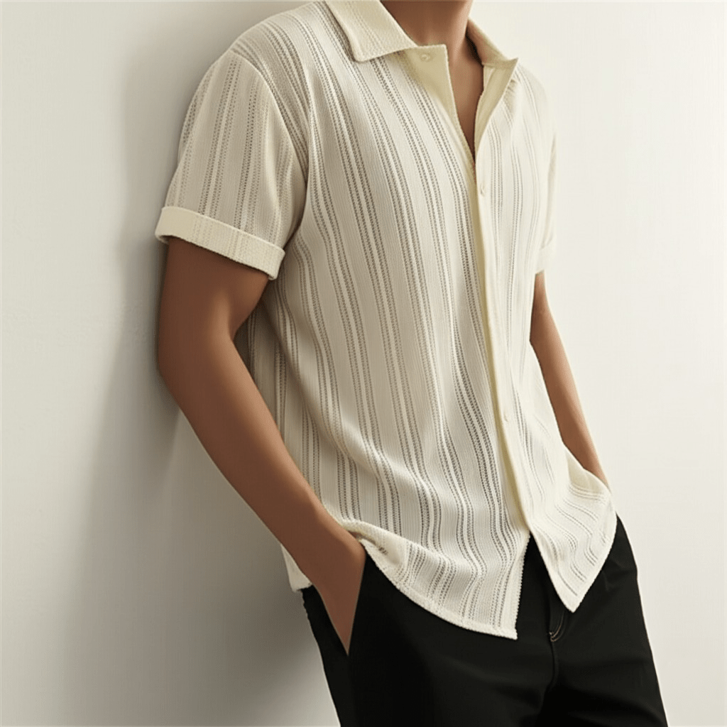 Chemise à manches courtes pour homme 4