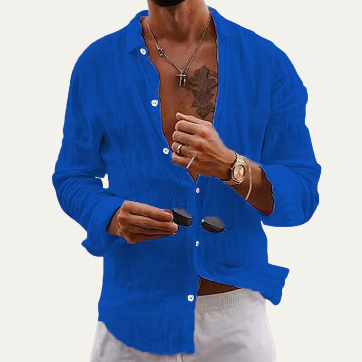 Chemise à manches longues pour homme 6