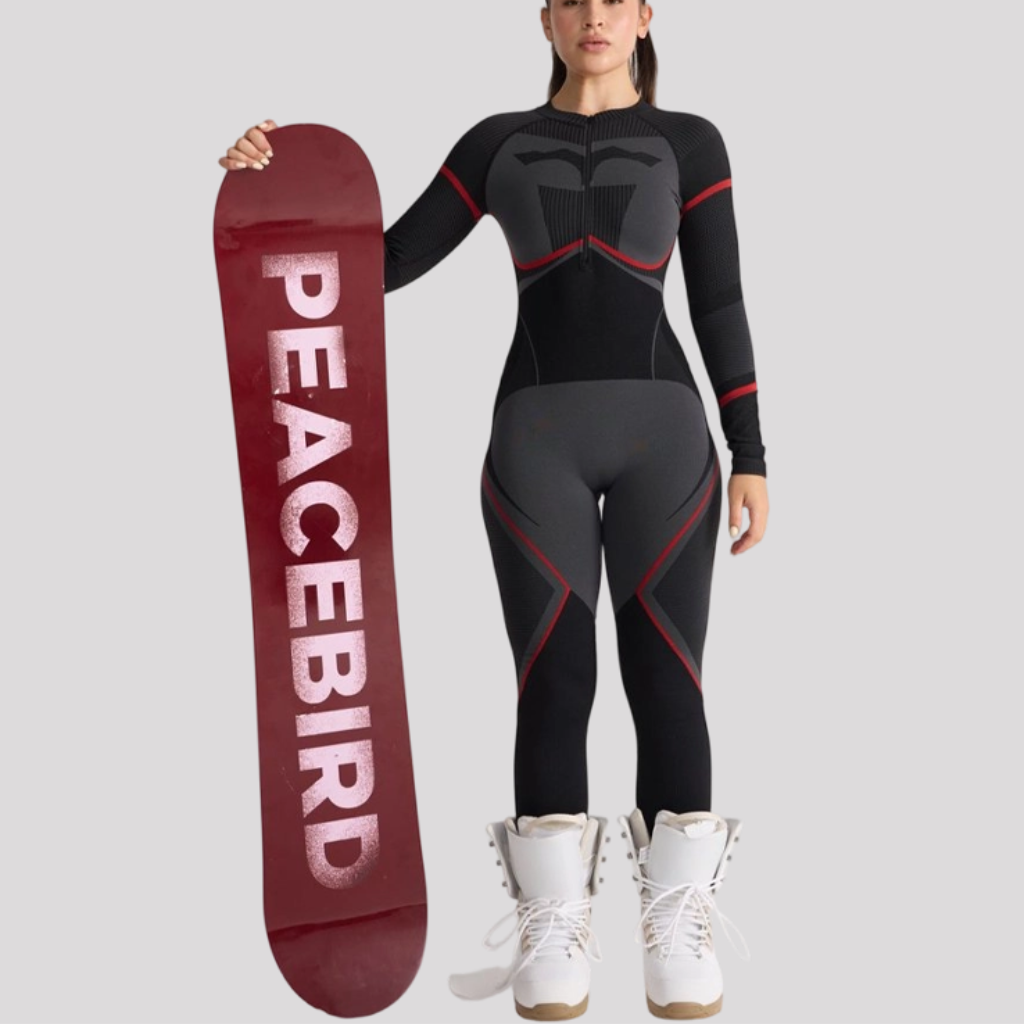 Combinaison de couche de base à manches longues pour femme 3