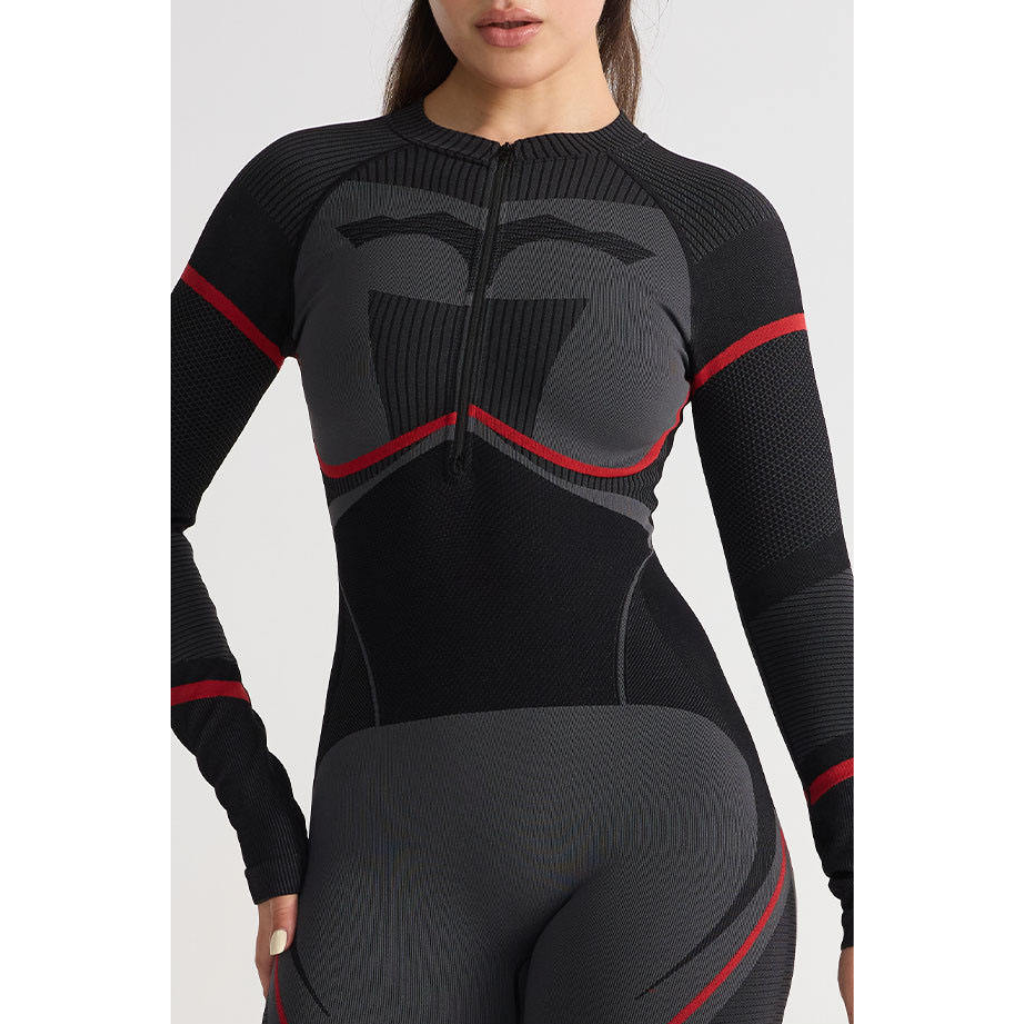 Combinaison de couche de base à manches longues pour femme 5