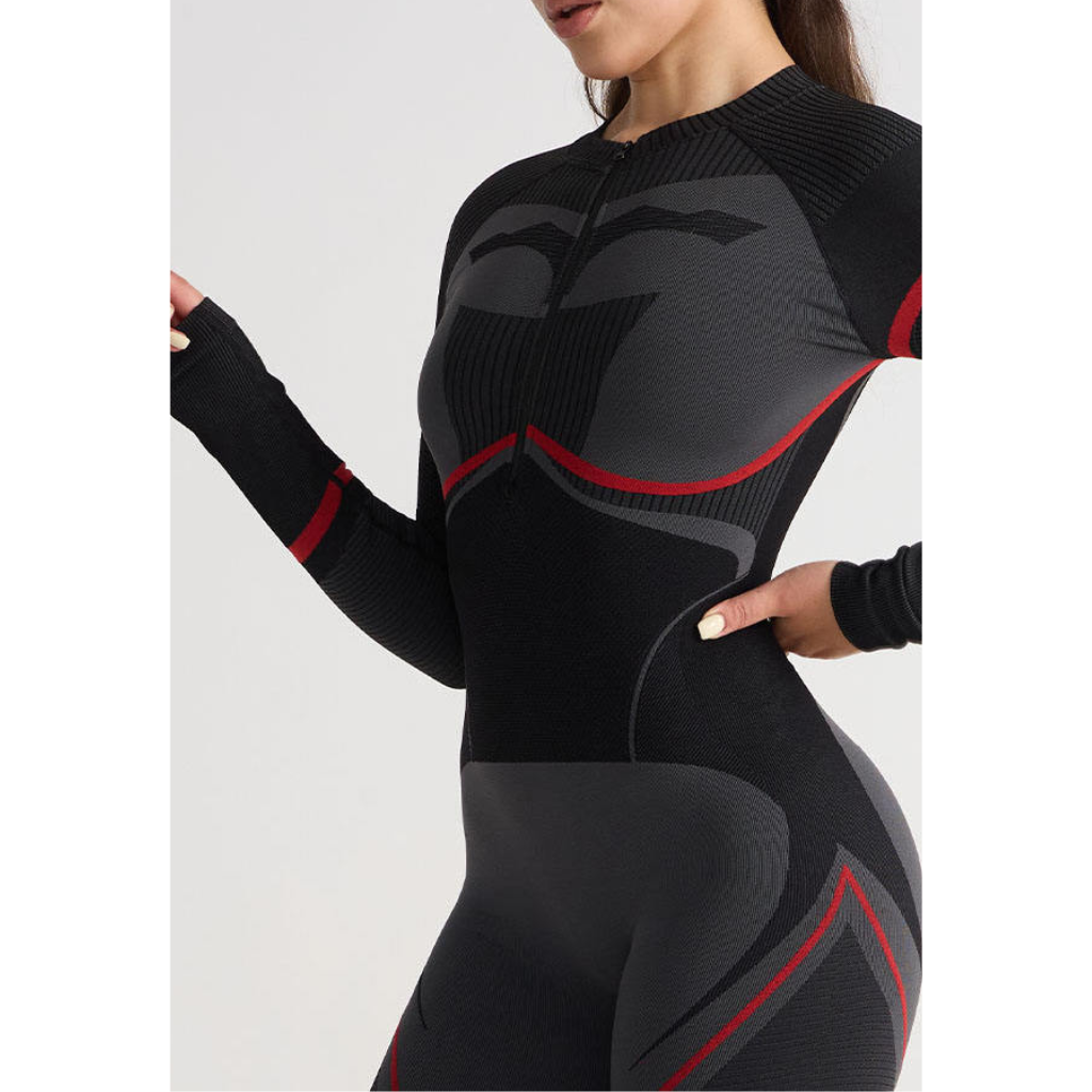 Combinaison de couche de base à manches longues pour femme 6