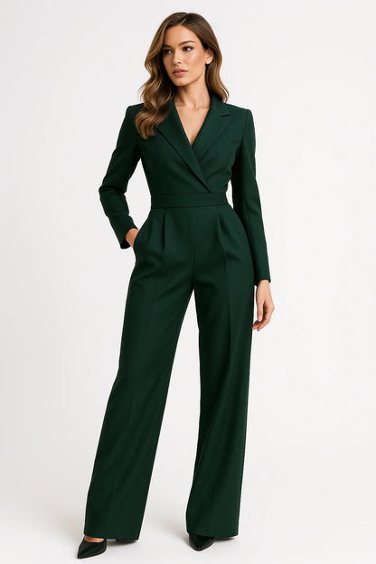 Combinaison Pantalon Élégante Effet Cache-Cœur-Gigié