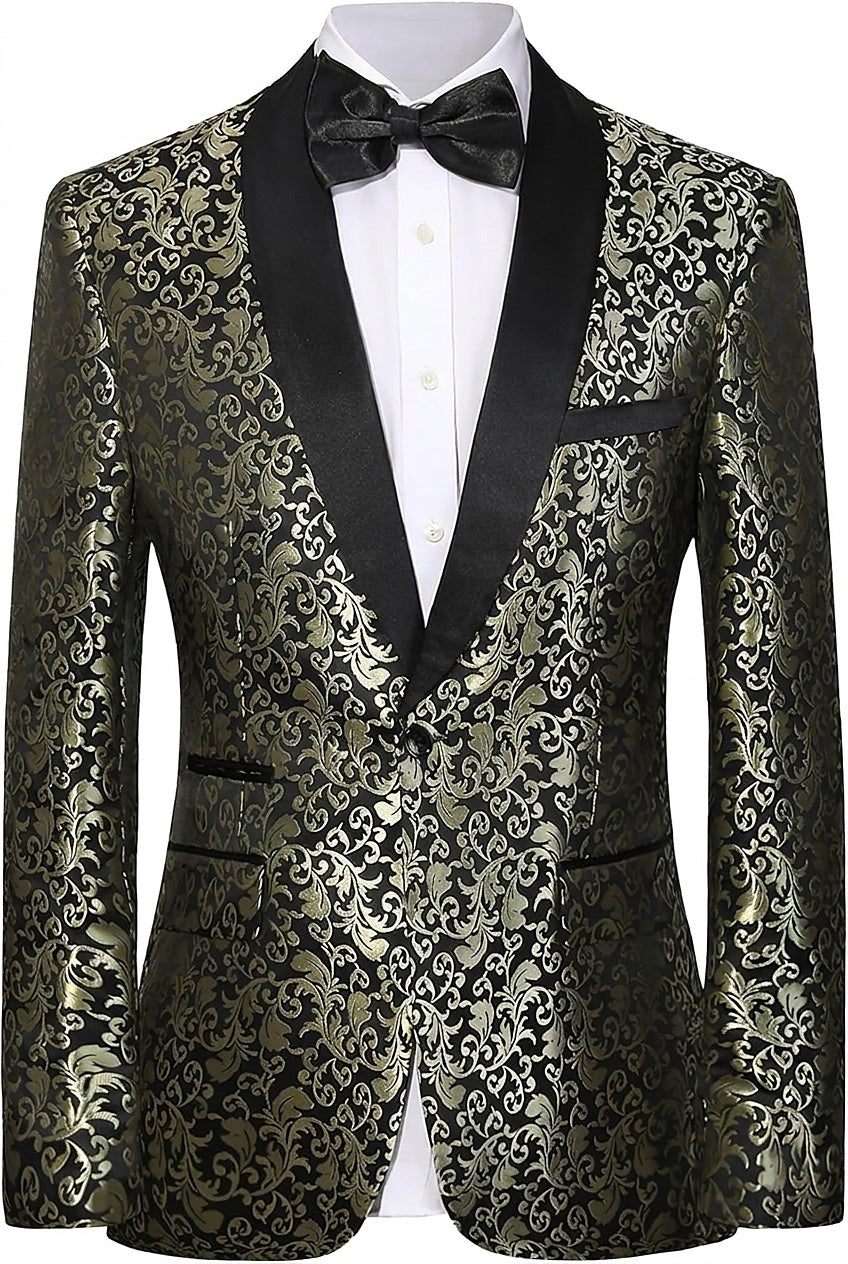 Costume homme à motifs avec veste et pantalon 13