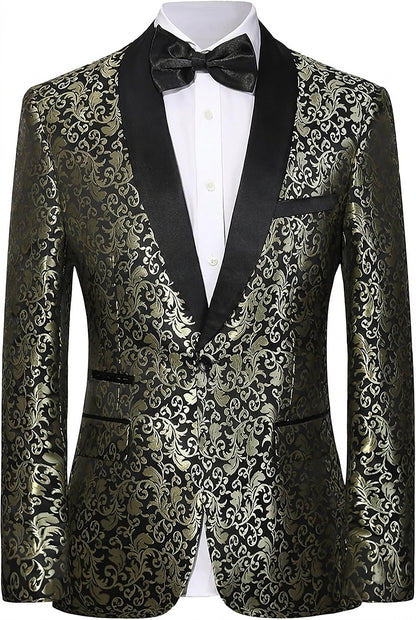 Costume homme à motifs avec veste et pantalon 13