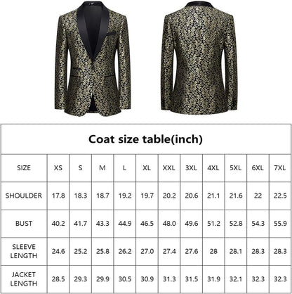 Costume homme à motifs avec veste et pantalon 17