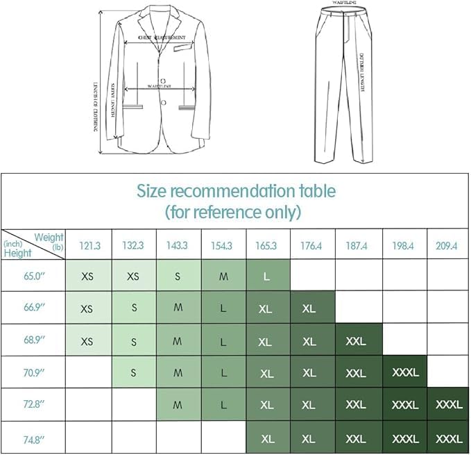 Costume homme à motifs avec veste et pantalon 34