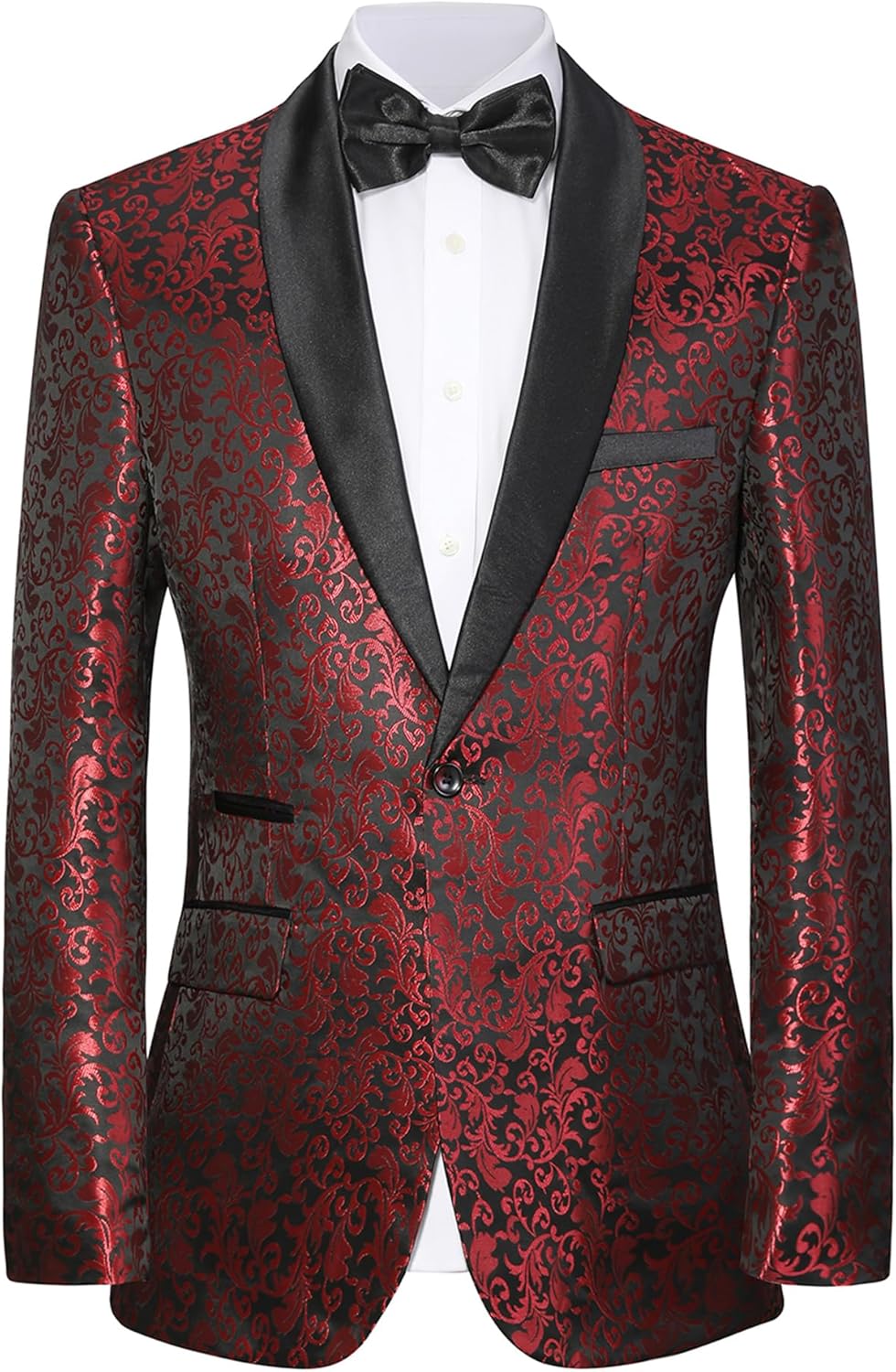 Costume homme à motifs avec veste et pantalon 41