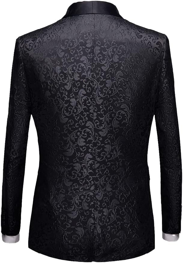 Costume homme à motifs avec veste et pantalon 47