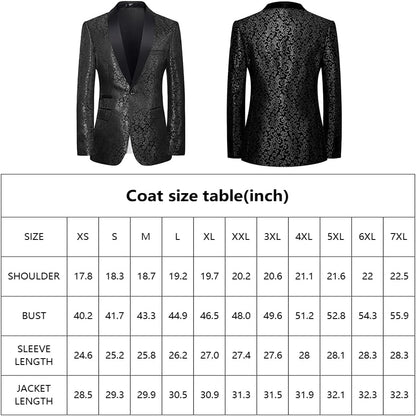 Costume homme à motifs avec veste et pantalon 50