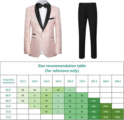 Costume homme à motifs avec veste et pantalon 6