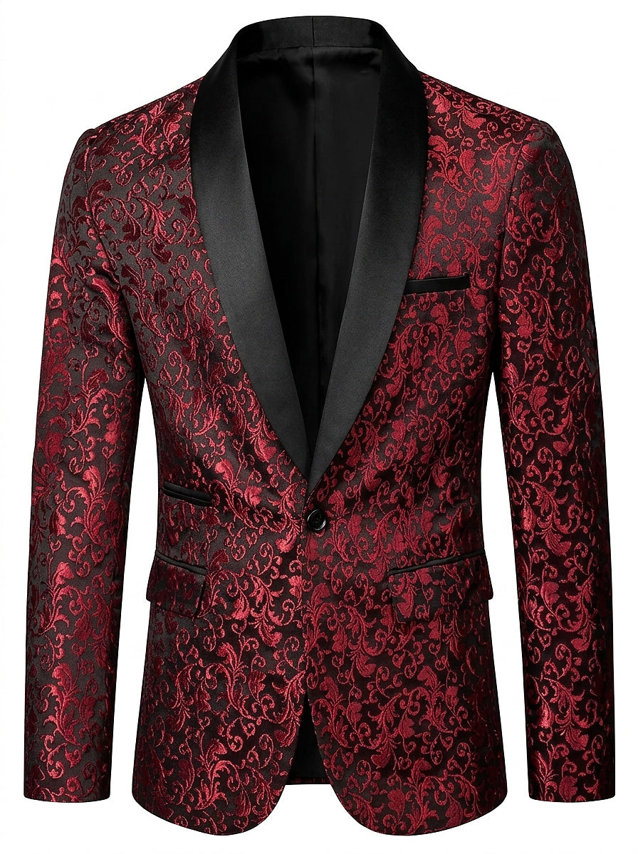 Costume homme à motifs avec veste et pantalon 7