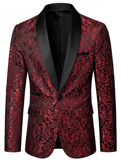 Costume homme à motifs avec veste et pantalon 7