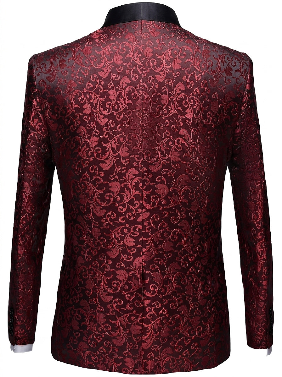 Costume homme à motifs avec veste et pantalon 8