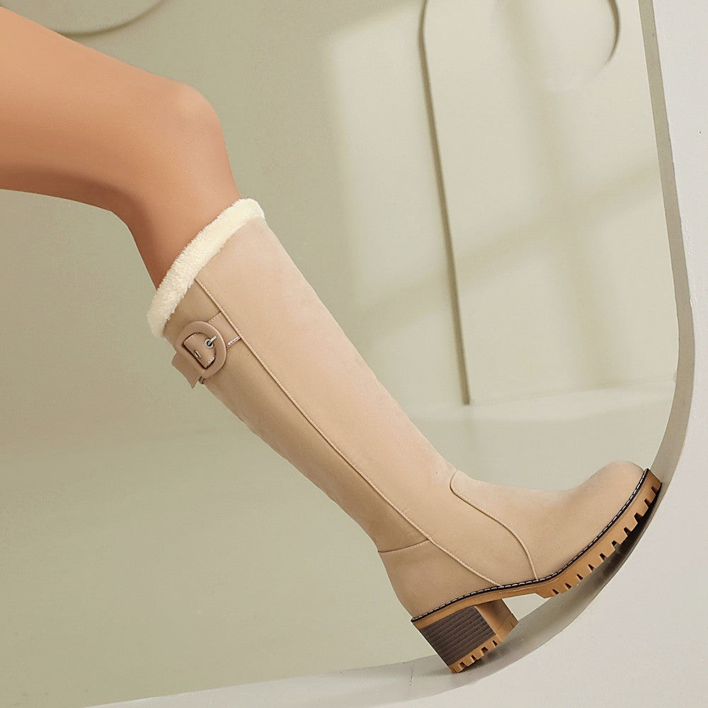 Bottes pour Femme avec détail de boucle