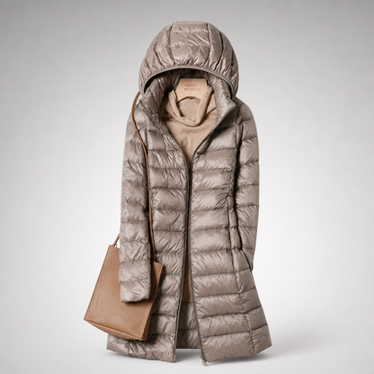 Doudoune longue pour femme avec capuche 3