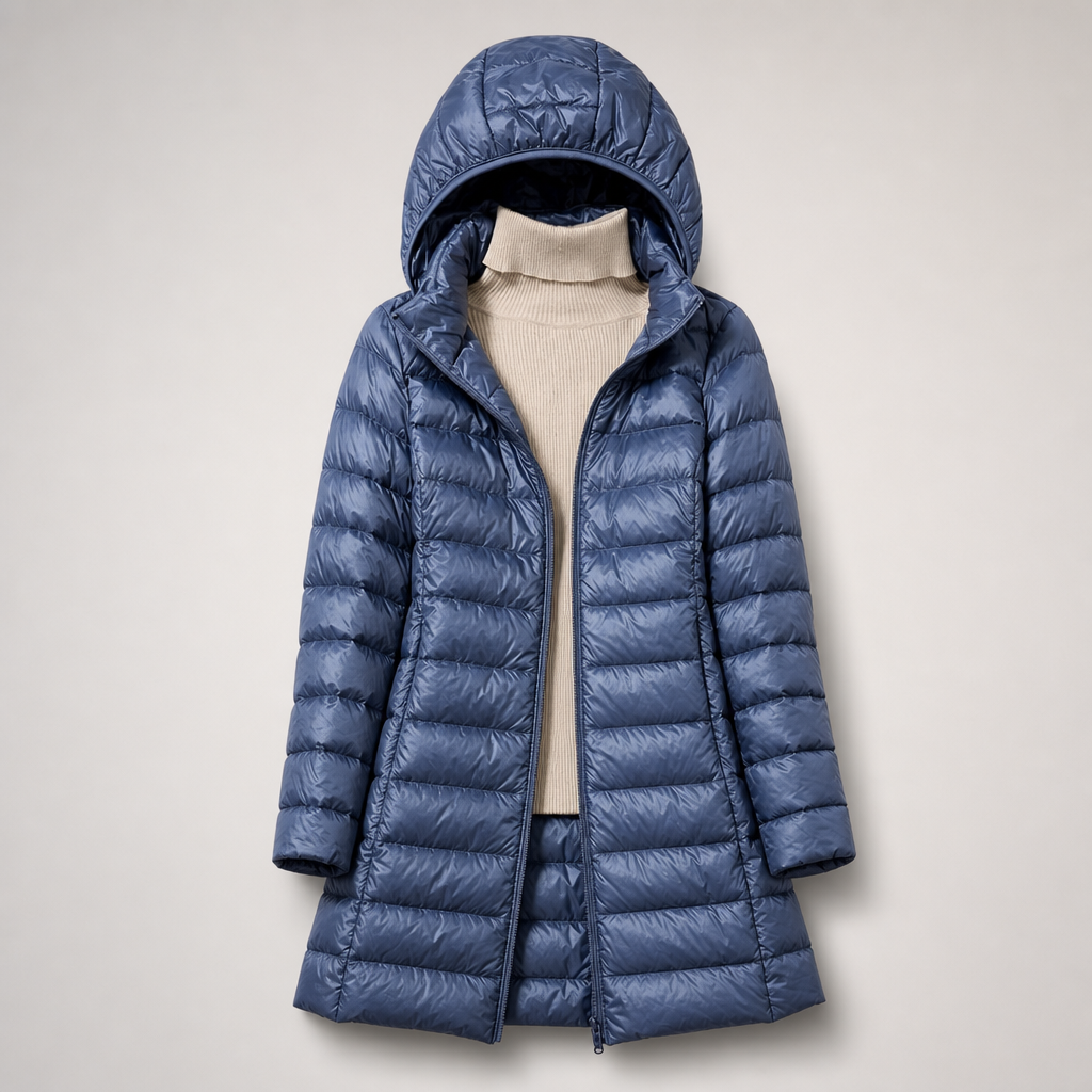 Doudoune longue pour femme avec capuche 5