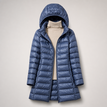 Doudoune longue pour femme avec capuche 5